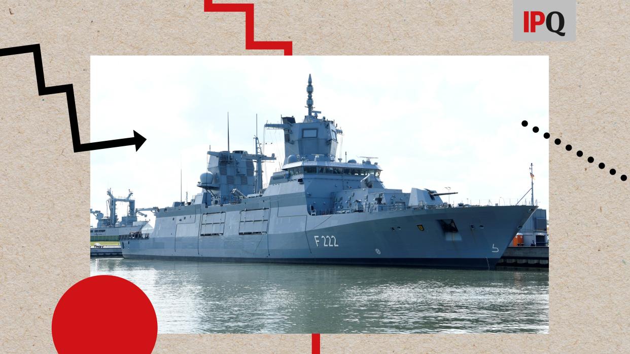 Frigate "Baden-Wuerttemberg" is pictured during a media presentation of the naval forces of the German army "Bundeswehr" in Wilhelmshaven, Germany June 17, 2019.