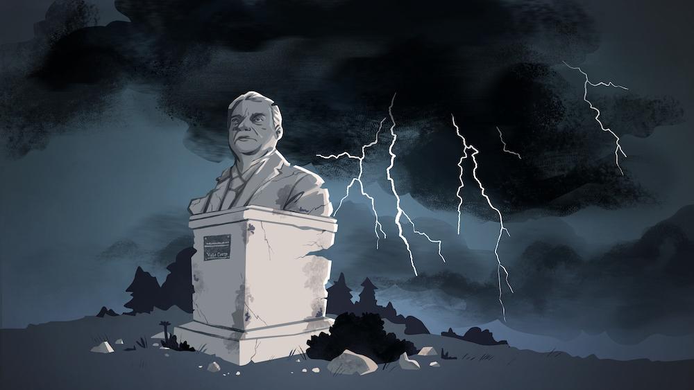 A Viktor Orbán illustration
