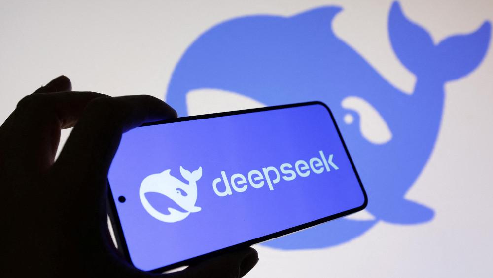 The Deepseek logo is seen in this illustration taken on January 29, 2025.