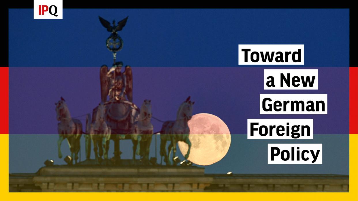 The quadriga on top of the Brandenburg Gate in Berlin